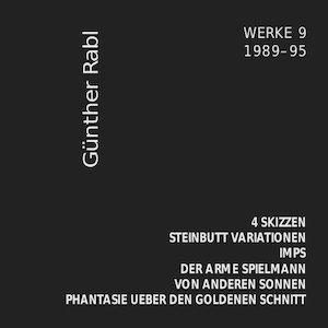 画像: Gunther Rabl "Werke 9" [CD]