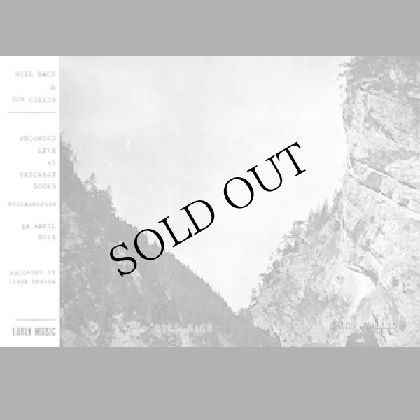 画像1: Bill Nace & Jon Collin "Philadelphia, 14 April 2019" [CD-R]