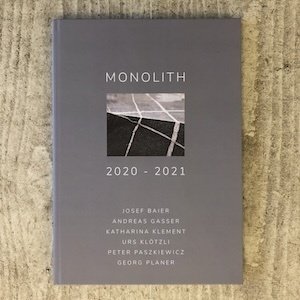 画像: Katharina Klement "MONOLITH - Wasserlauf" [64 page hardcover book + CD]