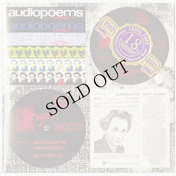 画像1: Henri Chopin "Audiopoems, Audiopoems, Poesie Sonore" [2CD-R]