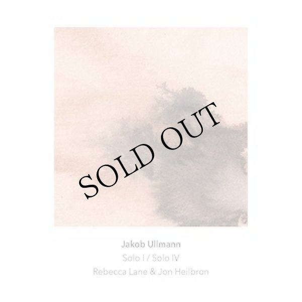 画像1: Jakob Ullmann "Solo I / Solo IV" [CD]