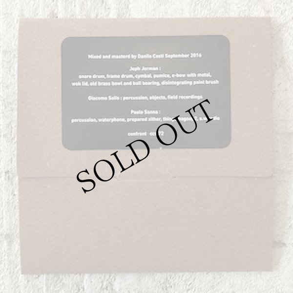 画像2: Jeph Jerman / Giacomo Salis / Paolo Sanna "KIO GE" [CD-R]