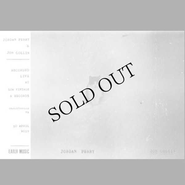 画像1: Jordan Perry & Jon Collin "Charlottesville, 10 April 2019" [CD-R]