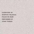画像1: Morton Feldman, John Tilbury "Palais de Mari" [CD]