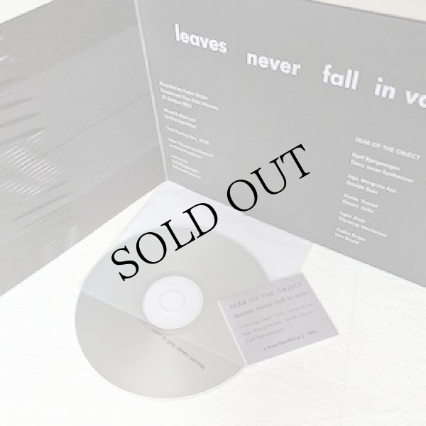 画像2: Fear of the Object "leaves never fall in vain" [CD]