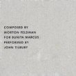 画像1: Morton Feldman, John Tilbury "For Bunita Marcus" [2CD]