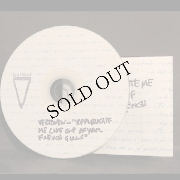 画像3: Vertonen "Reduplicate Me Like One Of Your French Girls" [CD-R + Booklet]