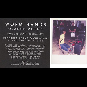 画像3: Worm Hands "Orange Mound" [CD-R]