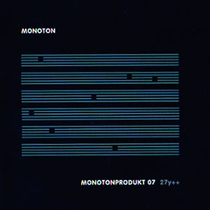 画像1: Monoton "Monotonprodukt 07 27y ++" [CD]