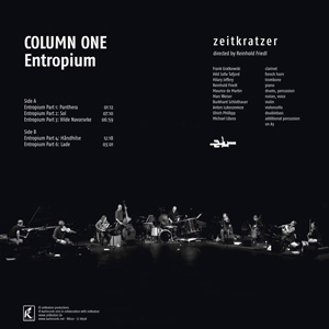 画像2: Zeitkratzer "Column One: Entropium" [LP]