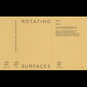 画像1: Yannis Kotsonis "Rotating Surfaces" [Cassette]