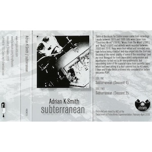 画像2: Adrian K Smith "Subterranean" [Cassette]