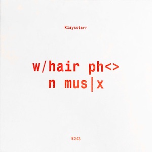 画像1: Klaysstarr "w/hair ph  n mus|x" [CD]