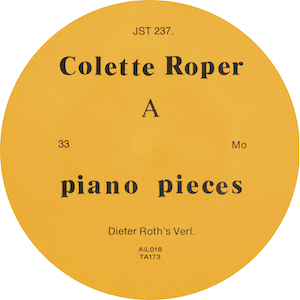 画像3: Colette Roper "Piano Pieces” [LP]