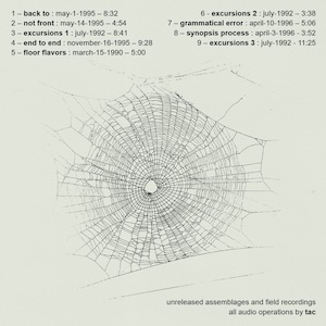 画像2: TAC "Back To, Not Front" [CD]