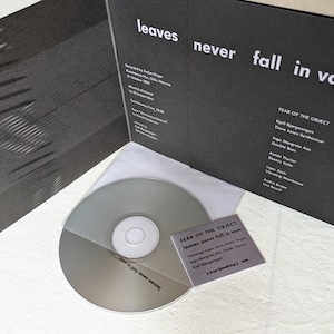 画像2: Fear of the Object "leaves never fall in vain" [CD]