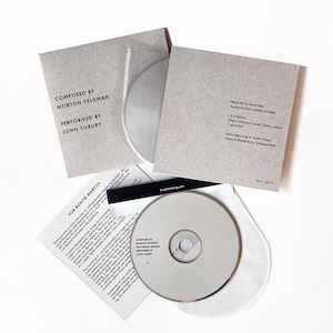 画像3: Morton Feldman, John Tilbury "For Bunita Marcus" [2CD]
