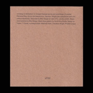 画像2: xcrswegx "Black Atlas: The Strangeness of Aby Warburg" [CD]