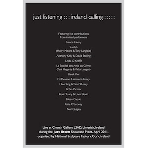 画像2: V.A ": : : just listening - ireland calling : : : :" [CD + foldout A5 size cover art]